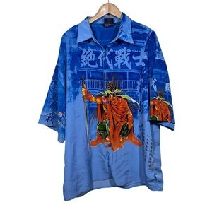 Vintage Anime Samurai Shirt Size XXL